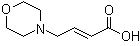 (E)-4-Morpholinobut-2-enoic acid molecular structure (CAS 1323199-72-9)