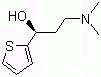 结构式 CAS# 132335-44-5, S-(-)-N,N-二甲基-3-羟基-3-(2-噻吩)丙胺