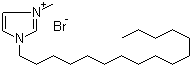 1-Hexadecyl-3-methylimidazolium bromide molecular structure (CAS 132361-22-9)