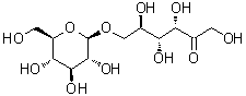6-O-beta-D-Glucopyranosyl-D-fructose molecular structure (CAS 132436-90-9)