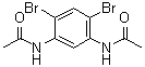 N,N'-Diacetyl-4,6-dibromo-1,3-benzenediamine molecular structure (CAS 132530-67-7)