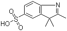 2,3,3-Trimethyl-3H-indole-5-sulfonic acid molecular structure (CAS 132557-72-3)