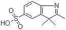 2,3,3-Trimethyl-3H-indole-5-sulfonic acid molecular structure (CAS 132557-73-4)