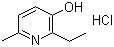 structure of CAS# 13258-59-8, 2-Ethyl-3-hydroxy-6-methylpyridine hydrochloride;6-Methyl-2-ethyl-3-hydroxypyridine hydrochloride