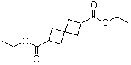Spiro[3.3]heptane-2,6-dicarboxylic acid diethyl ester molecular structure (CAS 132616-34-3)