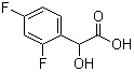 structure of CAS# 132741-30-1, (+/-)-2,4-Difluoromandelic acid;2,4-Difluoro-alpha-hydroxybenzeneacetic acid