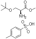 O-(1,1-Dimethylethyl)-L-serine methyl ester 4-methylbenzenesulfonate molecular structure (CAS 132776-33-1)