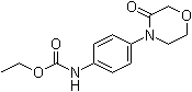 N-[4-(3-Oxo-4-morpholinyl)phenyl]carbamic acid ethyl ester molecular structure (CAS 1327778-39-1)