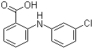 structure of CAS# 13278-36-9, Clofenamic acid;2-(3-Chlorophenylamino)benzoic acid