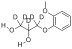 外消旋愈创甘油醚-[d5]分子结构 (CAS 1329563-41-8)