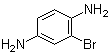 structure of CAS# 13296-69-0, 2-Bromo-4-aminoaniline;1,4-Diamino-2-bromobenzene; 2-Bromo-1,4-phenylenediamine