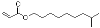 structure of CAS# 1330-61-6, 2-Propenoic acid isodecyl ester;EM 219; EM 219 (acrylate); Isodecyl acrylate; M 130; M 130 (ester); Miramer 130; Miramer M 130