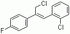 Z-3-Chloro-1-(2-chlorophenyl)-2-(4-fluorophenyl)-propene molecular structure (CAS 133001-05-5)