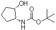 结构式 CAS# 1330069-67-4, N-[(1R,2S)-2-羟基环戊基]氨基甲酸叔丁酯