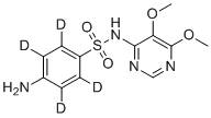 Sulfadoxine-d4 molecular structure (CAS 1330266-05-1)