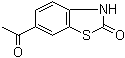 结构式 CAS# 133044-44-7, 6-乙酰基-2(3H)-苯并噻唑酮