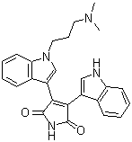 Bisindolylmaleimide I molecular structure (CAS 133052-90-1)