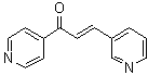 3-(3-Pyridinyl)-1-(4-pyridinyl)-2-propen-1-one molecular structure (CAS 13309-08-5)