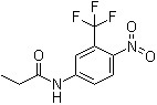 N-[4-Nitro-3-(trifluoromethyl)phenyl]propanamide molecular structure (CAS 13312-12-4)