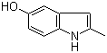 structure of CAS# 13314-85-7, 5-Hydroxy-2-methylindole;2-Methyl-1H-indol-5-ol