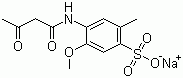 乙酰乙酰克利西丁磺酸钠盐分子结构 (CAS 133167-77-8)