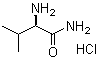 structure of CAS# 133170-58-8, D-Valinamide hydrochloride;(R)-2-Amino-3-methylbutanamide hydrochloride