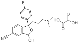 structure of CAS# 1332724-03-4, Citalopram EP Impurity B Oxalate;3-Hydroxy Citalopram Oxalate