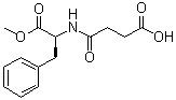N-(3-羧基-1-氧代丙基)-L-苯丙氨酸甲酯分子结构 (CAS 133301-03-8)