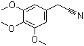 3,4,5-Trimethoxyphenylacetonitrile molecular structure (CAS 13338-63-1)