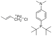 Chloro(crotyl)[di-tert-butyl(4-dimethylaminophenyl)phosphine]palladium(II) molecular structure (CAS 1334497-06-1)