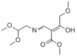 structure of CAS# 1335210-26-8, Methyl 2-(((2,2-dimethoxyethyl)amino)methylene)-4-methoxy-3-oxobutanoate