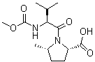 (5S)-N-(Methoxycarbonyl)-L-valyl-5-methyl-L-proline molecular structure (CAS 1335316-40-9)