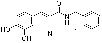 酪氨酸磷酸化抑制剂 AG 490分子结构 (CAS 133550-30-8)