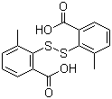2,2'-Dithiobis(3-methylbenzoic acid) molecular structure (CAS 13363-59-2)