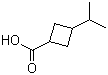 3-Isopropylcyclobutanecarboxylic acid molecular structure (CAS 13363-91-2)