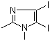 4,5-Diiodo-1,2-dimethyl-1H-imidazole molecular structure (CAS 13369-82-9)