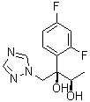 结构式 CAS# 133775-25-4, (2R,3R)-2-(2,4-二氟苯基)-1-(1H-1,2,4-三唑-1-基)-2,3-丁二醇