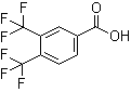 structure of CAS# 133804-66-7, 3,4-Bis(trifluoromethyl)benzoic acid