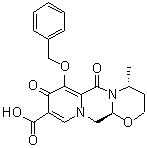 (4R,12aS)-3,4,6,8,12,12a-Hexahydro-4-methyl-6,8-dioxo-7-(phenylmethoxy)-2H-pyrido[1',2':4,5]pyrazino[2,1-b][1,3]oxazine-9-carboxylic acid molecular structure (CAS 1339879-91-2)