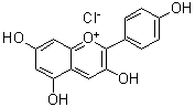 氯化花葵素分子结构 (CAS 134-04-3)