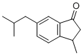 structure of CAS# 1340024-54-5, Ibuprofen Impurity 40;6-Isobutyl-3-methyl-2,3-dihydro-1H-inden-1-one