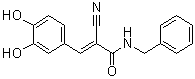 N-Benzyl-2-(3,4-dihydroxybenzylidene)-2-cyanoacetamide molecular structure (CAS 134036-52-5)