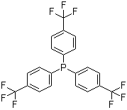 Tris[4-(trifluoromethyl)phenyl]phosphine molecular structure (CAS 13406-29-6)