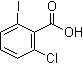2-氯-6-碘苯甲酸分子结构 (CAS 13420-63-8)