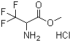 结构式 CAS# 134297-36-2, 3,3,3-三氟丙氨酸甲酯盐酸盐