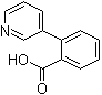 结构式 CAS# 134363-45-4, 2-(3-吡啶基)苯甲酸