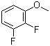 structure of CAS# 134364-69-5, 2,3-Difluoroanisole;1,2-Difluoro-3-methoxy-benzene