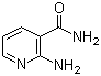 2-氨基烟酰胺分子结构 (CAS 13438-65-8)