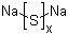 Sodium polysulfide molecular structure (CAS 1344-08-7)