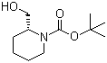 tert-Butyl (R)-2-(hydroxymethyl)piperidine-1-carboxylate molecular structure (CAS 134441-61-5)
